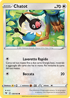 Chatot 139/185 Reverse NM (ITA)
