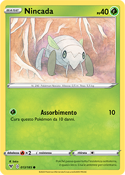 Nincada 013/185 Reverse NM (ITA)