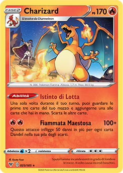 Charizard 025/185 Reverse NM (ITA)