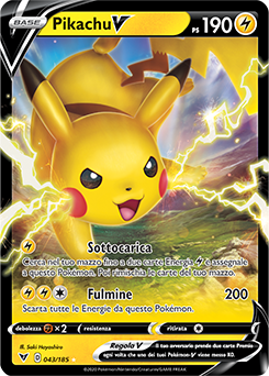 Pikachu-V 043/185 NM (ITA)