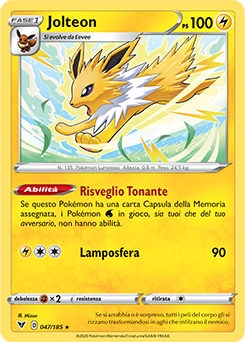 Jolteon 047/185 NM (ITA)