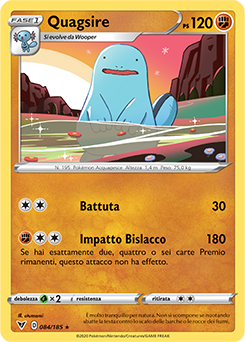 Quagsire 084/185 Reverse NM (ITA)