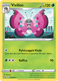 Vivillon 013/163 Reverse NM (ITA)