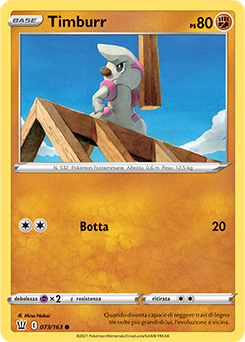 Timburr 073/163 Reverse NM (ITA)