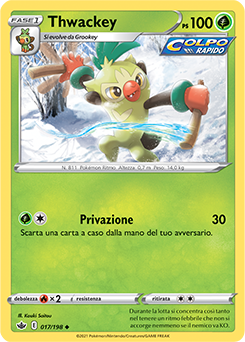 Thwackey 017/198 Reverse NM (ITA)