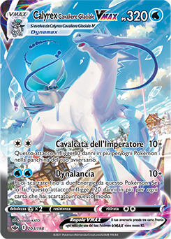 Calyrex Cavaliere Glaciale VMAX 203/198 NM (ITA)