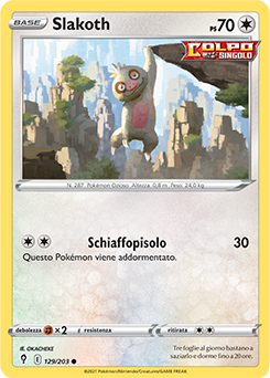 Slakoth 129/203 Reverse NM (ITA)