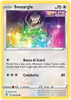 Smeargle 209/264 Reverse NM (ITA)