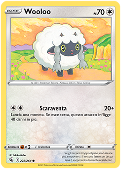 Wooloo 222/264 Reverse NM (ITA)