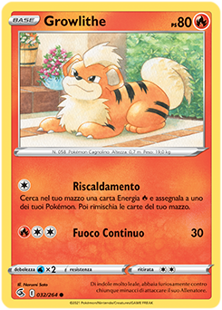 Growlithe 032/264 NM (ITA)