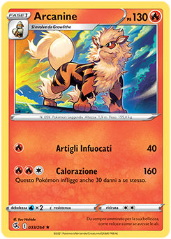 Arcanine 033/264 Reverse NM (ITA)