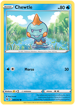 Chewtle 080/264 Reverse NM (ITA)