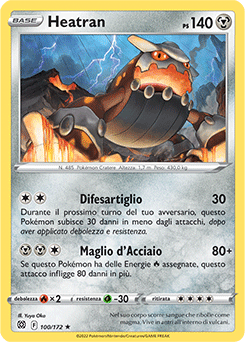 Heatran 100/172 Reverse NM (ITA)