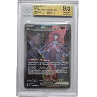 Mewtwo ex del Team Rocket BGS 9,5 (ITA)
