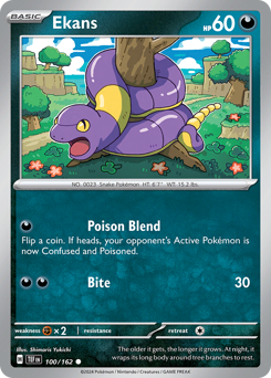 Ekans 100/218 Reverse NM (ITA)