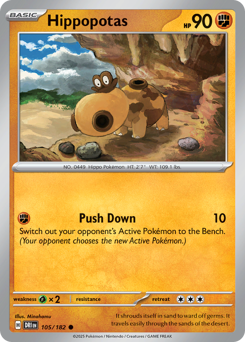 Hippopotas 105/244 Reverse NM (ITA)