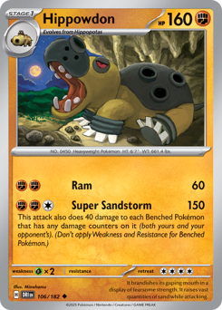 Hippowdon 106/244 NM (ITA)