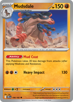 Mudsdale 108/244 Reverse NM (ITA)