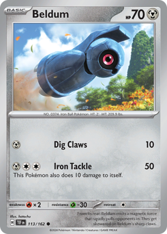 Beldum 113/218 Reverse NM (ITA)
