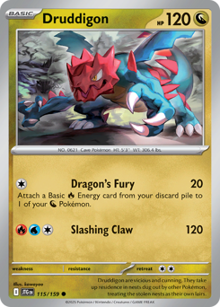 Druddigon 115/190 Reverse NM (ITA)