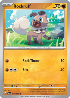Rockruff 116/279