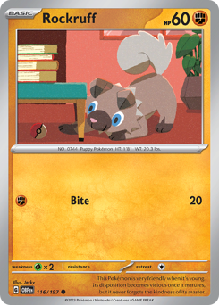 Rockruff 116/230
