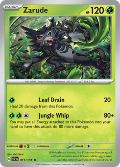 Zarude 011/252 Reverse NM (ITA)