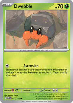 Dwebble 011/244 Reverse NM (ITA)