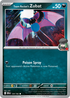 Zubat del Team Rocket 120/244 NM (ITA)
