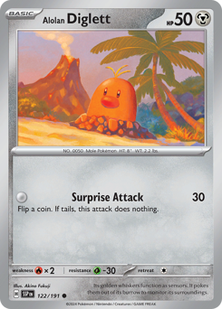 Diglett di Alola 122/252 Reverse NM (ITA)