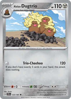 Dugtrio di Alola 123/252 Reverse NM (ITA)