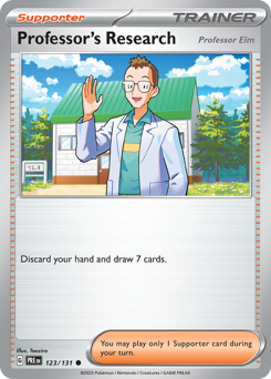 Ricerca Accademica (Professor Elm) 123/180 Master Ball NM (ITA)