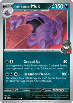 Muk del Team Rocket 124/244 Reverse NM (ITA)