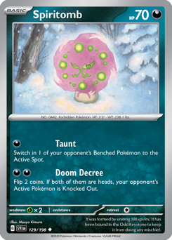 Spiritomb 129/198 Reverse NM (ITA)