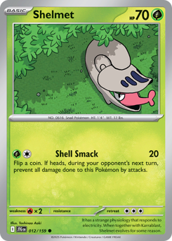 Shelmet 012/190 Reverse NM (ITA)