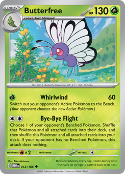 Butterfree 012/207