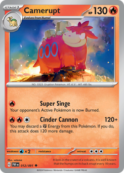 Camerupt 012/245 Reverse NM (ITA)