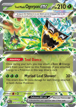 Ogerpon Maschera Turchese-ex 012/180 Poké Ball NM (ITA)
