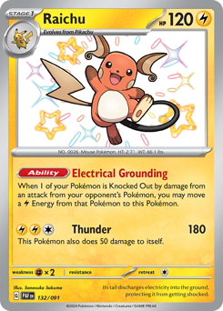 Raichu 132/245 NM (ITA)
