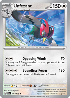 Unfezant 135/218 NM (ITA)
