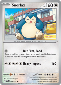 Snorlax 136/226 Reverse NM (ITA)