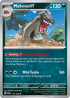 Mabosstiff 137/198 Reverse NM (ITA)