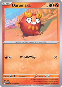 Darumaka 013/172 Poké Ball NM (ITA)