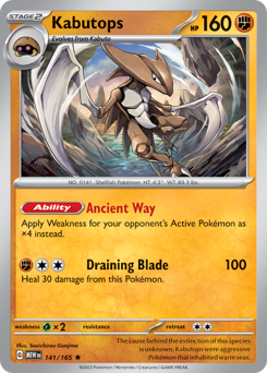Kabutops 141/207
