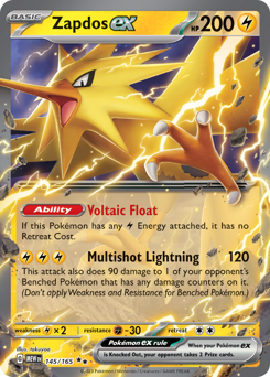Zapdos-ex 145/207