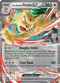 Persian-ex del Team Rocket 150/244 Reverse NM (ITA)
