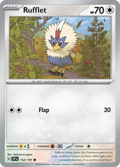 Rufflet 152/252 Reverse NM (ITA)
