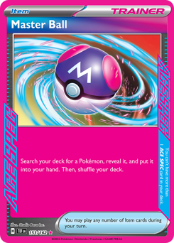 Master Ball 153/218 Reverse NM (ITA)