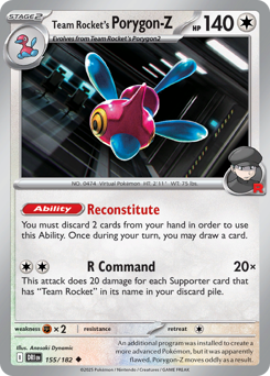 Porygon-Z del Team Rocket 155/244 NM (ITA)