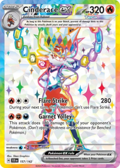 Cinderace-ex 157/175 NM (ITA)